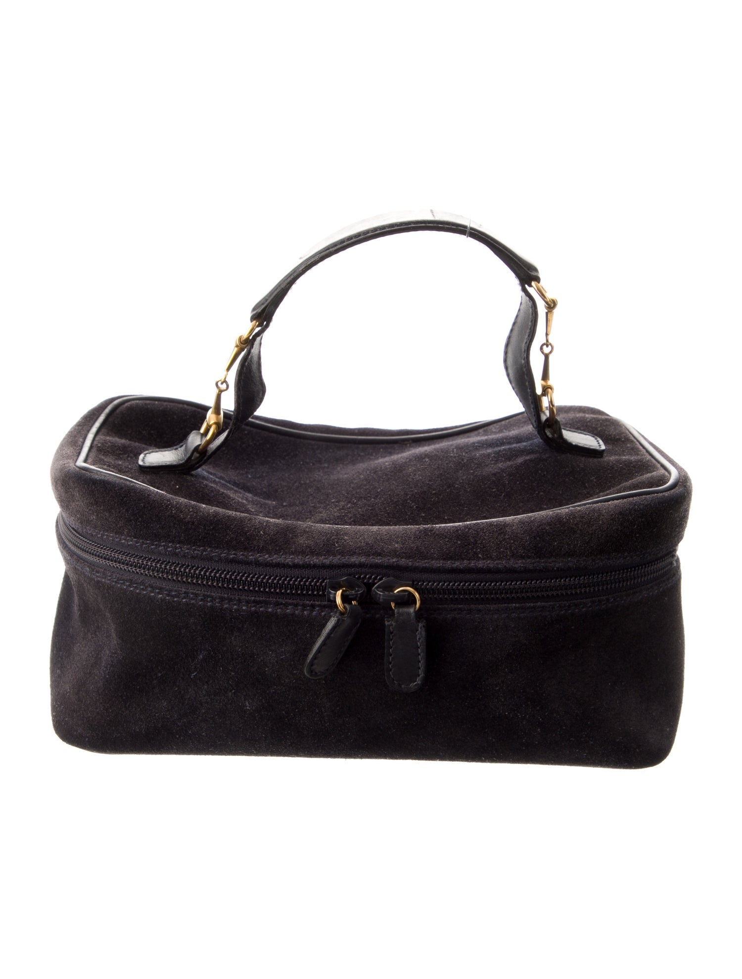 Gucci Suede Cosmetic Bag