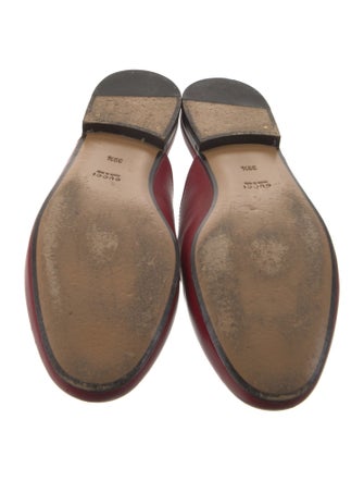 Gucci Horsebit Accent Leather Mules