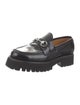 Gucci Horsebit Accent Leather Loafers