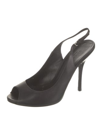 Gucci Leather Slingback Pumps