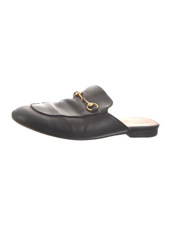 Gucci Horsebit Accent Leather Mules