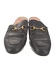 Gucci Horsebit Accent Leather Mules