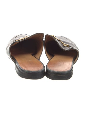 Gucci Horsebit Accent Leather Mules