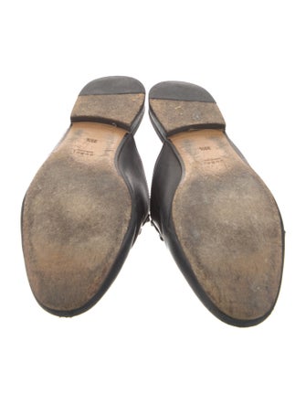 Gucci Horsebit Accent Leather Mules