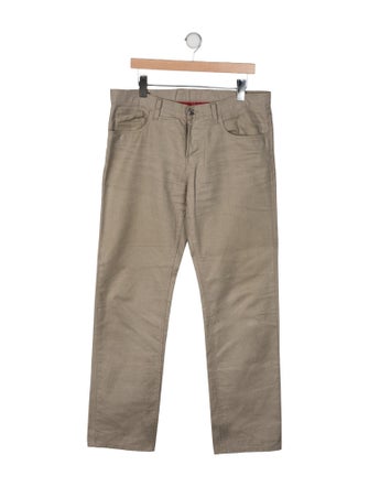 Gucci Web Accent Straight-Leg Jeans