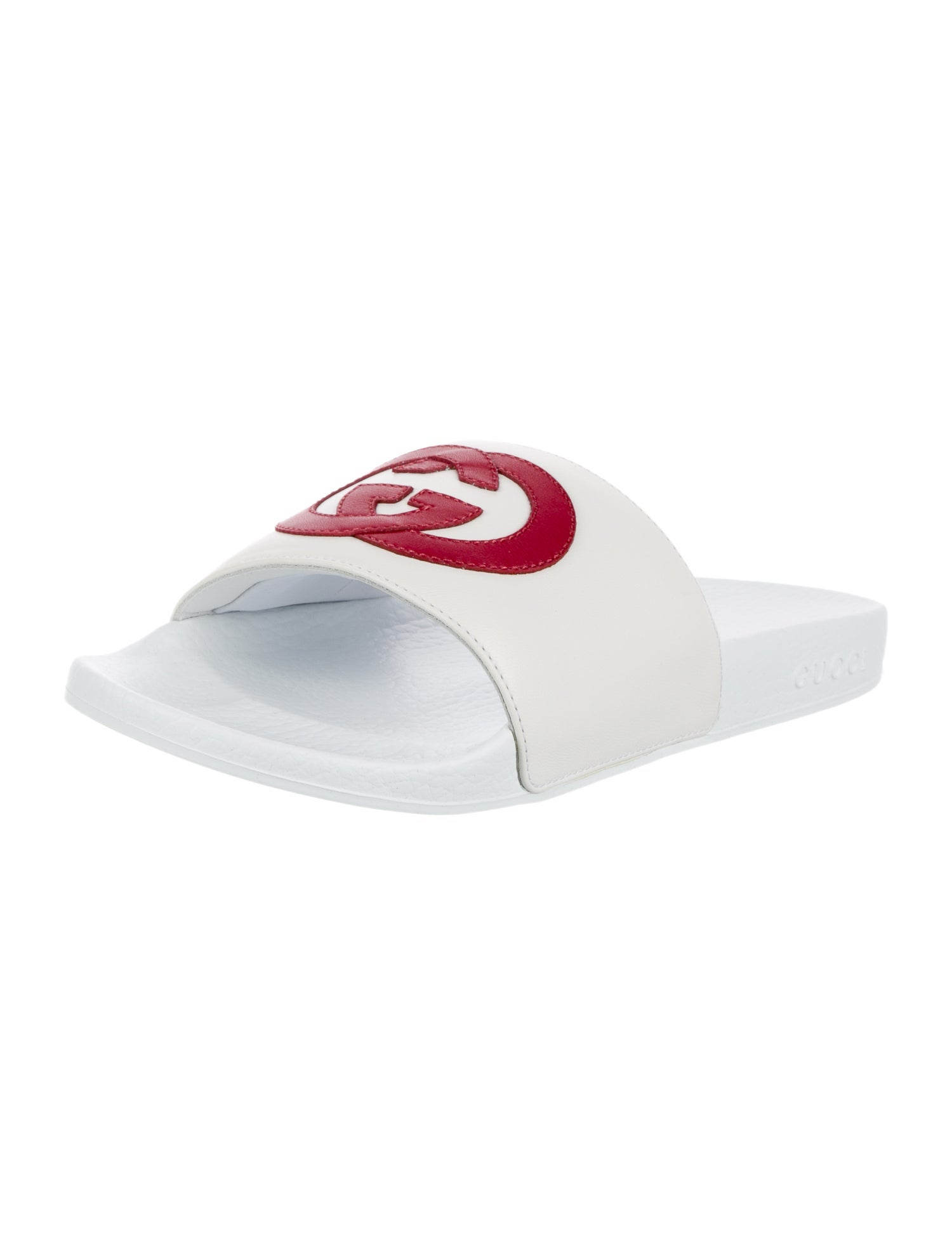 Gucci Rubber Colorblock Pattern Slides