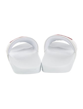 Gucci Rubber Colorblock Pattern Slides