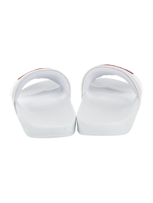Gucci Rubber Colorblock Pattern Slides