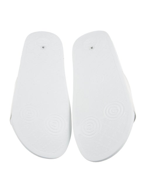 Gucci Rubber Colorblock Pattern Slides