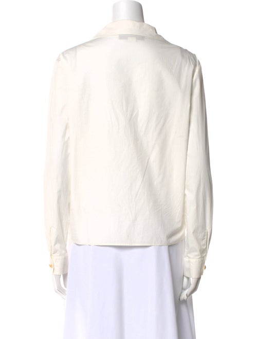 Gucci 2019 V-Neck Button-Up Top