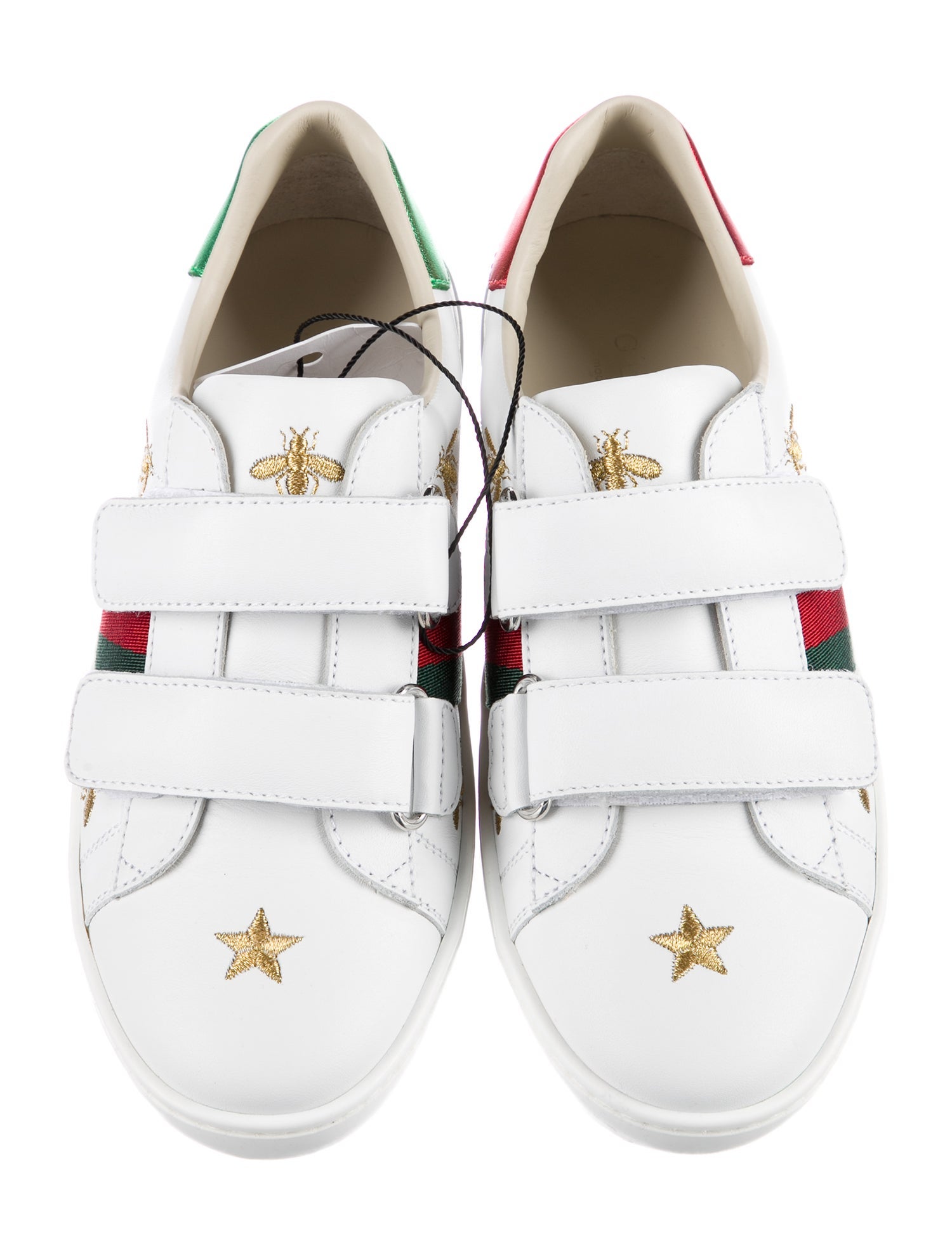Gucci Girls' Leather Low Top Sneaker