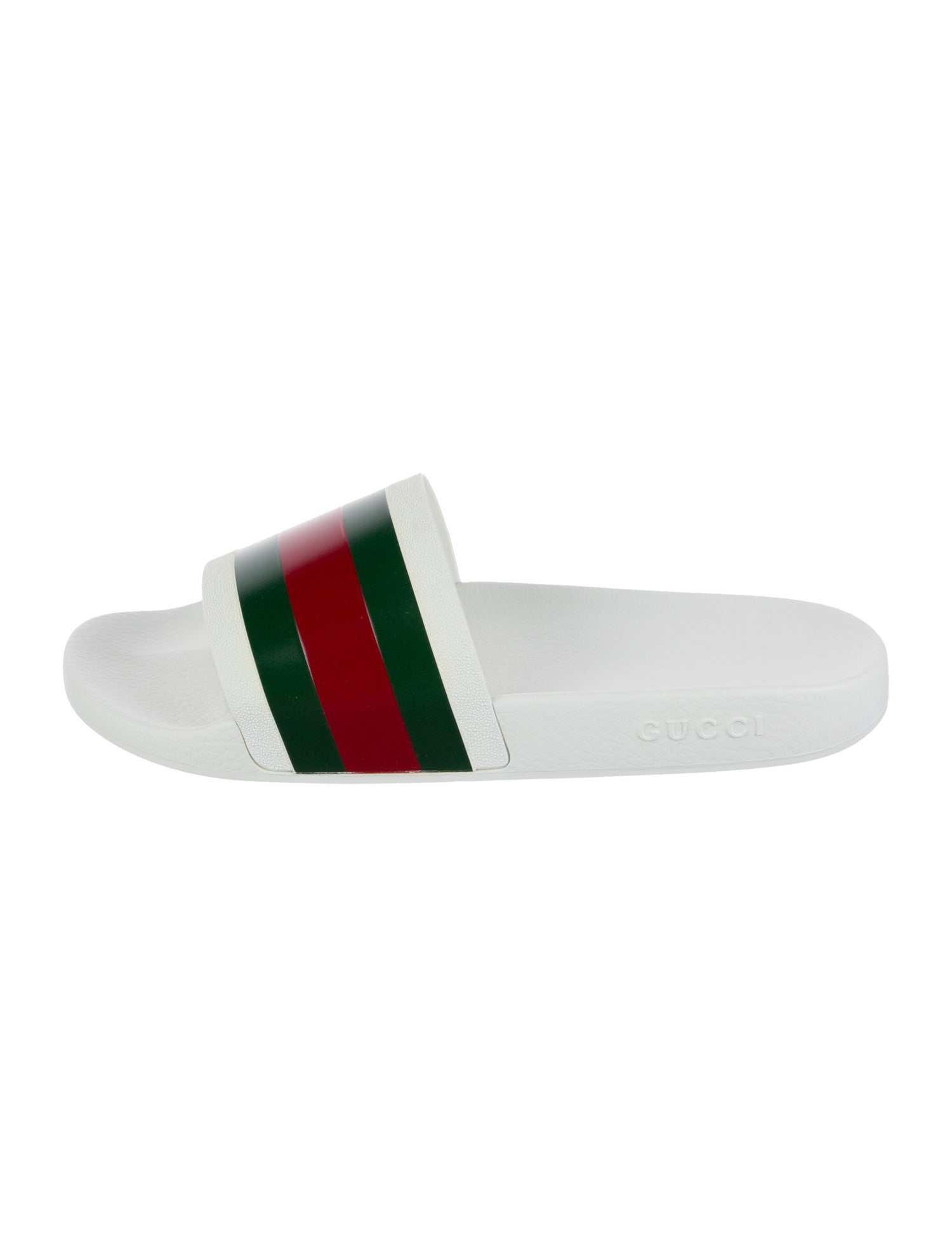 Gucci Web Accent Rubber Slides