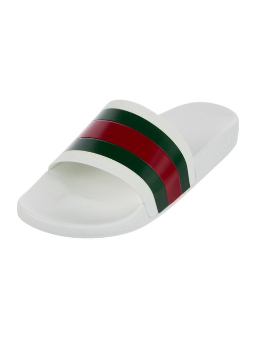 Gucci Web Accent Rubber Slides