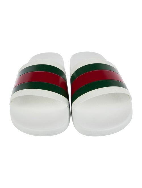 Gucci Web Accent Rubber Slides