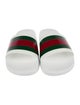 Gucci Web Accent Rubber Slides
