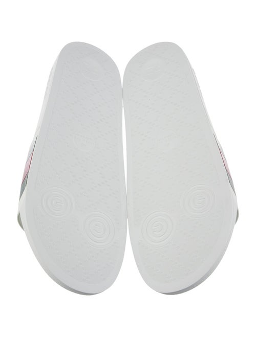 Gucci Web Accent Rubber Slides