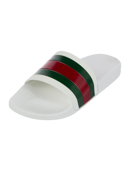 Gucci Web Accent Rubber Slides