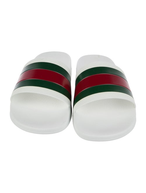 Gucci Web Accent Rubber Slides