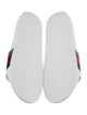 Gucci Web Accent Rubber Slides