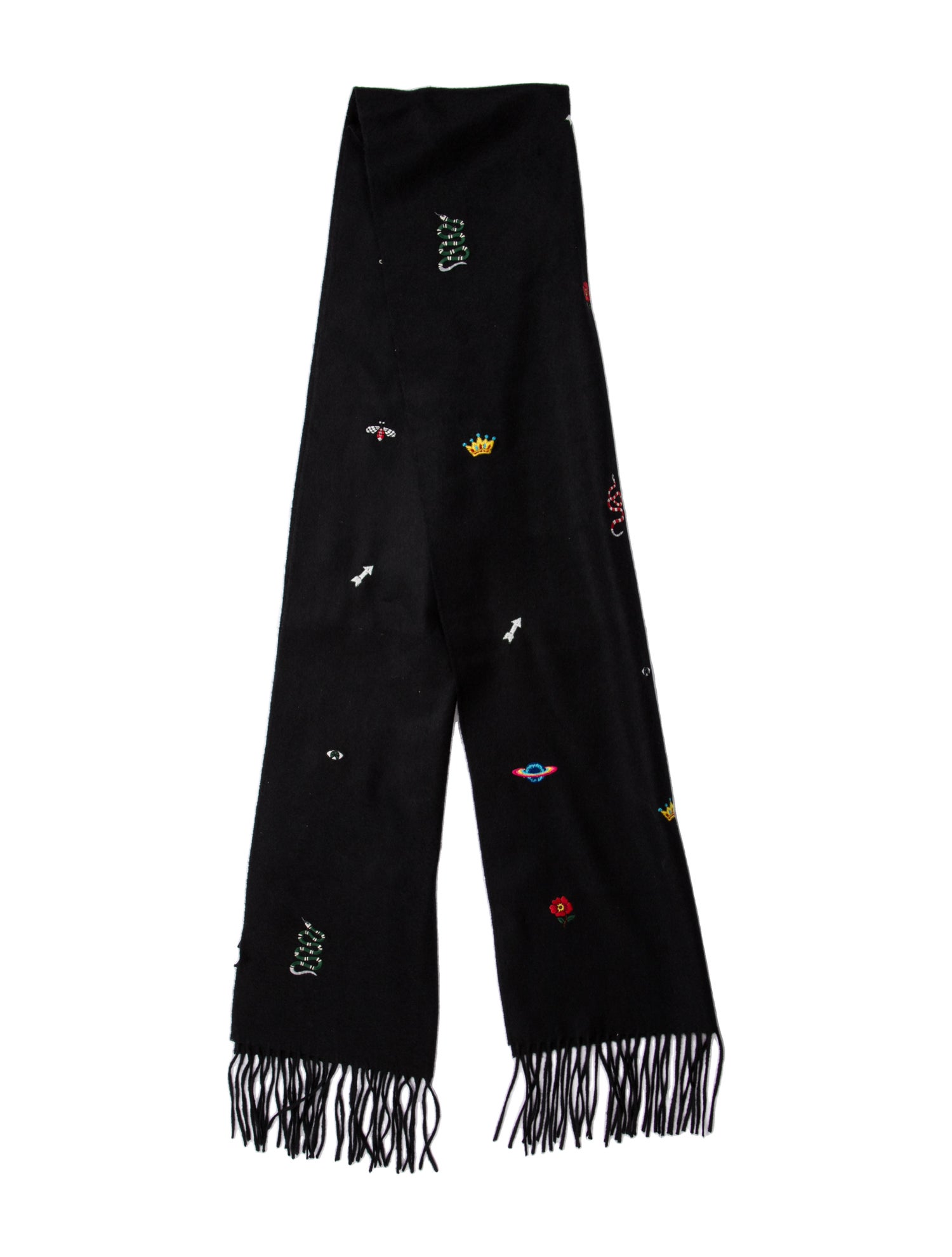 Gucci Cashmere Printed Scarf w/ Tags
