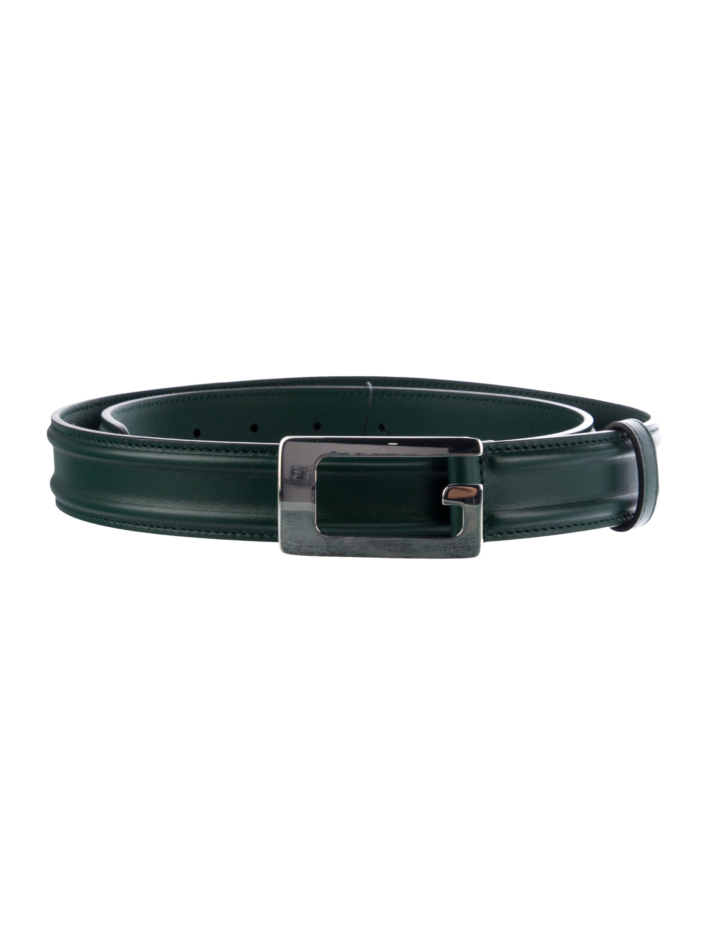 Gucci Skinny Leather Waist Belt