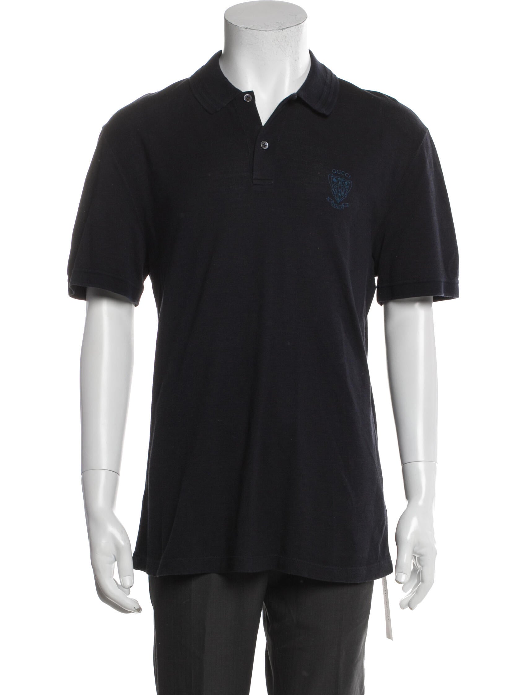 Gucci Web Accent Collar Polo Shirt