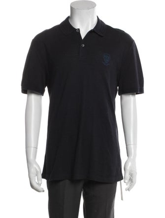 Gucci Web Accent Collar Polo Shirt
