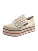 Gucci Web Accent Canvas Espadrille Sneakers