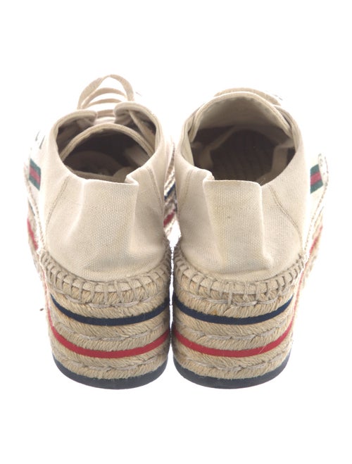 Gucci Web Accent Canvas Espadrille Sneakers