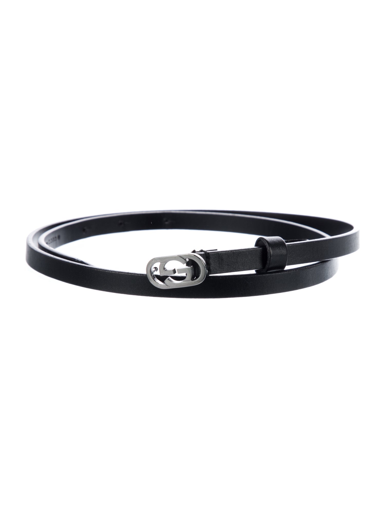 Gucci Interlocking G Logo Skinny Belt