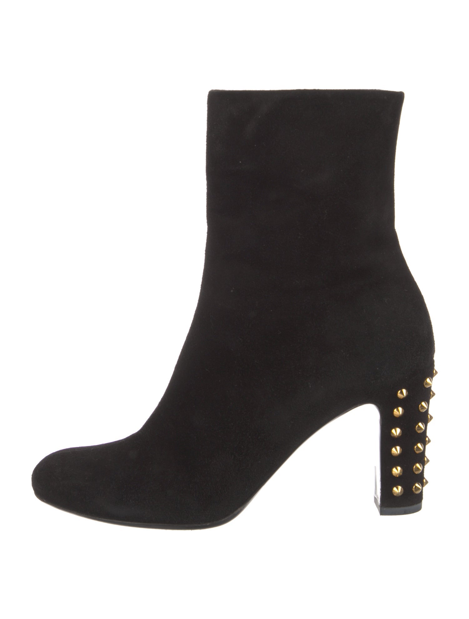 Gucci Suede Studded Accents Boots