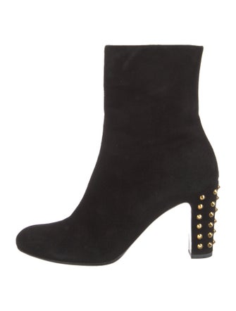 Gucci Suede Studded Accents Boots