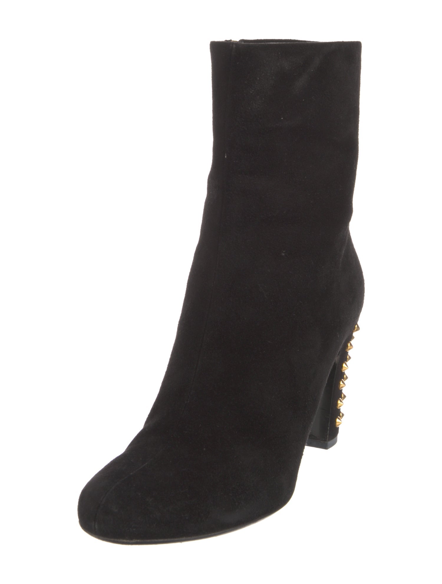 Gucci Suede Studded Accents Boots