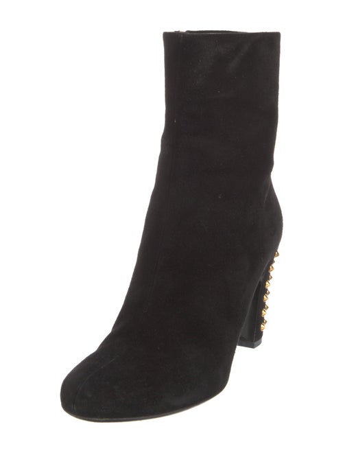 Gucci Suede Studded Accents Boots