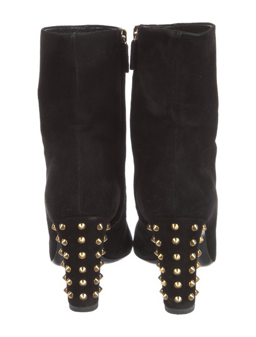 Gucci Suede Studded Accents Boots