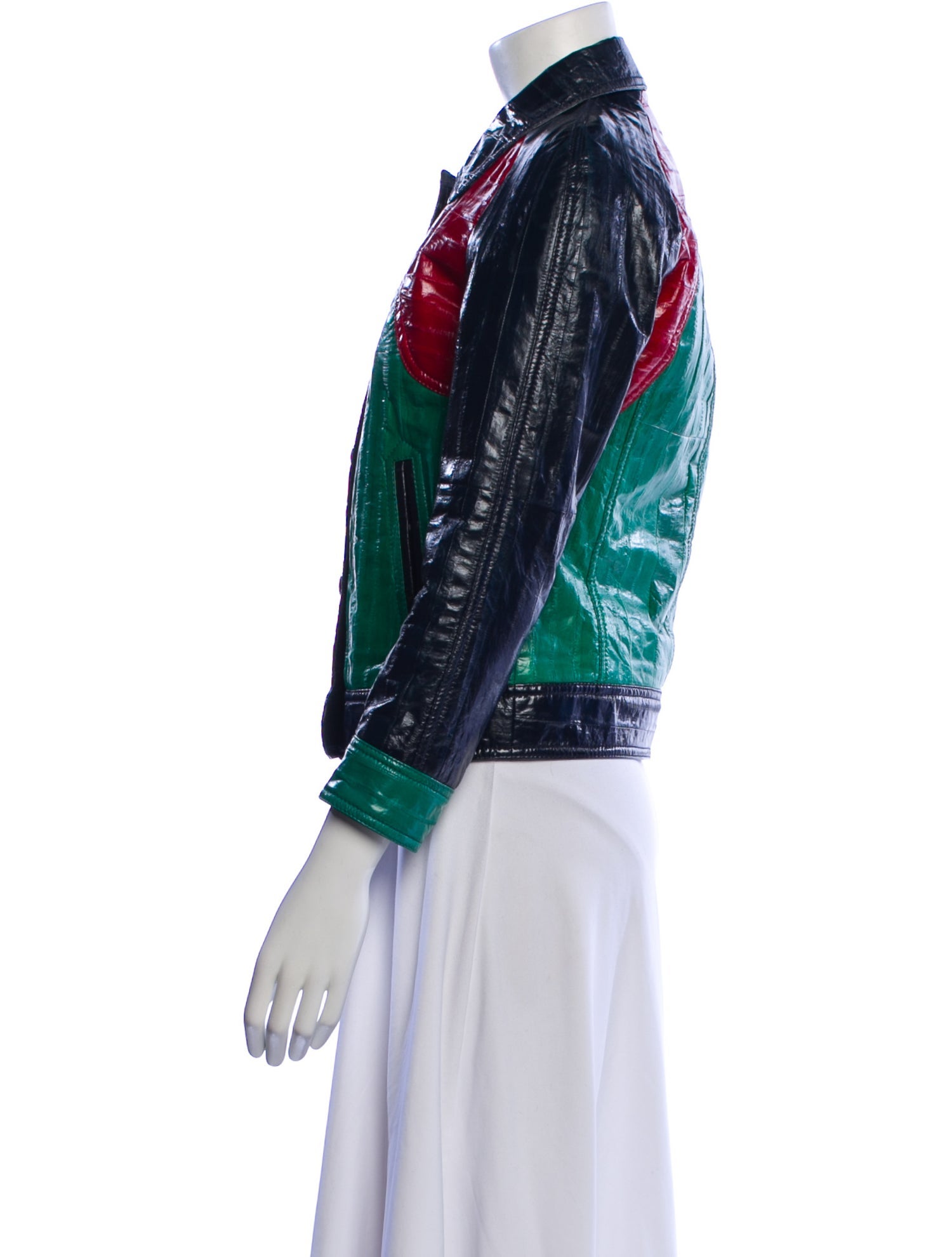 Gucci Eel Skin Printed Jacket