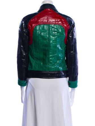 Gucci Eel Skin Printed Jacket