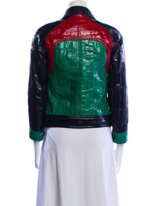 Gucci Eel Skin Printed Jacket