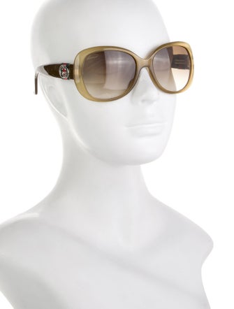 Gucci Double G Logo Oversize Sunglasses