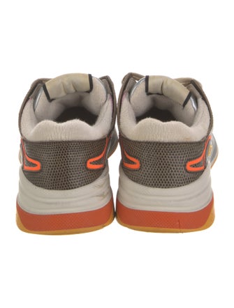 Gucci Leather Printed Athletic Sneakers