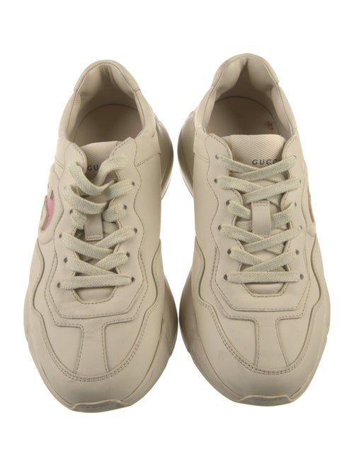 Gucci Double G Logo Leather Sneakers