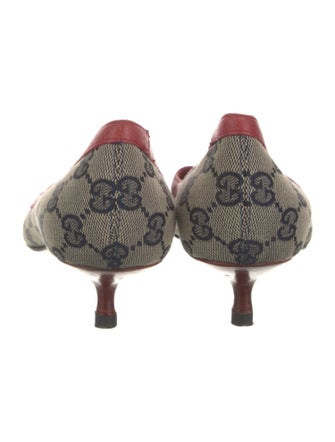 Gucci GG Canvas Canvas Ballet Flats