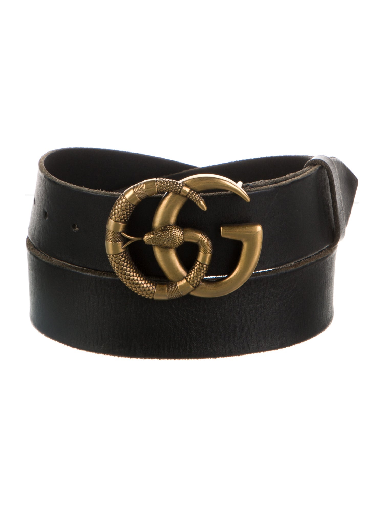 Gucci Double G Logo Leather Belt Kit