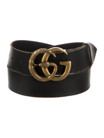 Gucci Double G Logo Leather Belt Kit