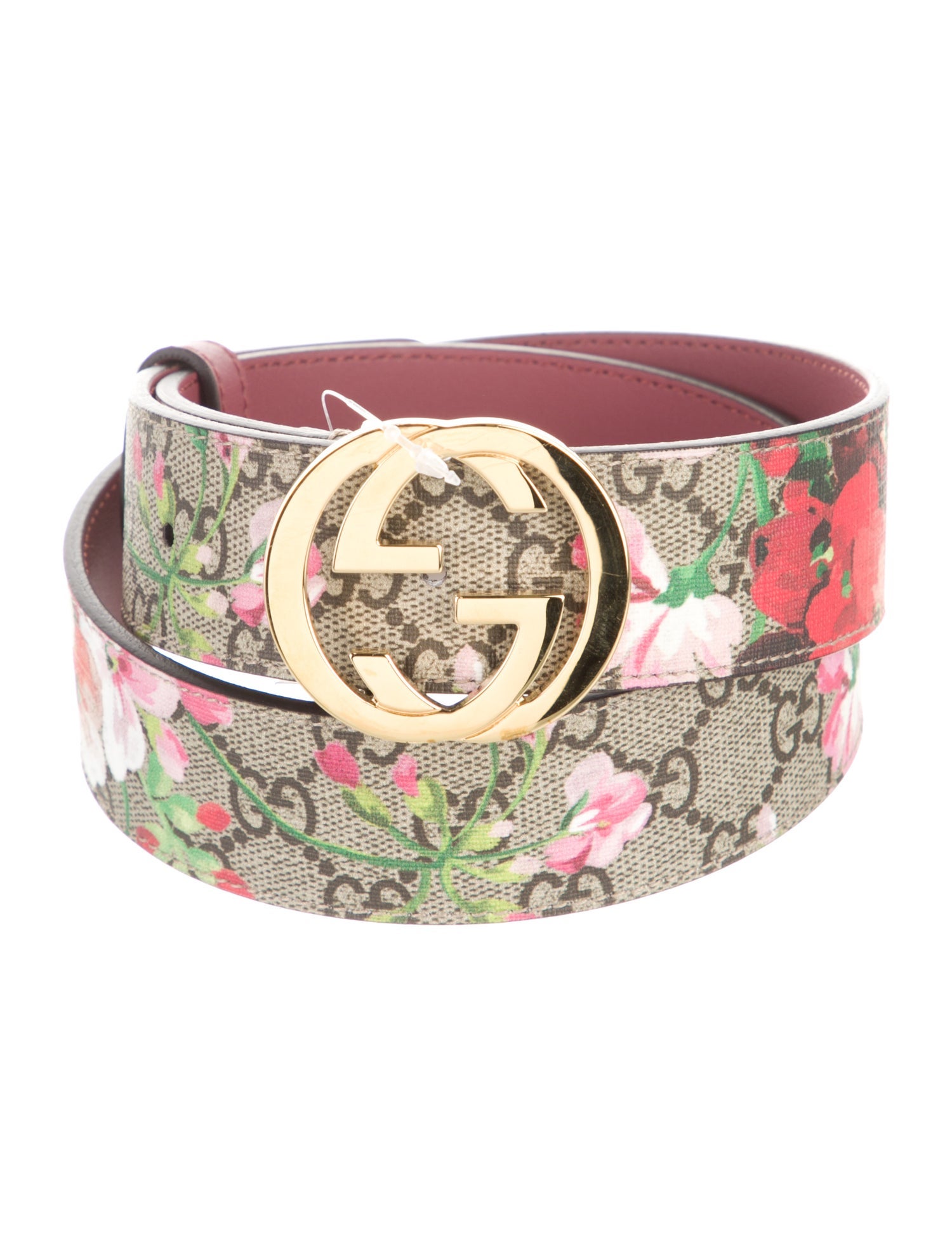 Gucci Blooms Print Belt
