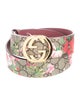Gucci Blooms Print Belt