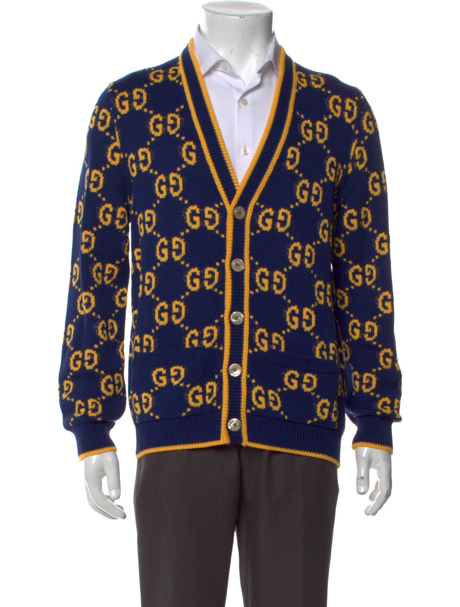 Gucci 2023 GG Logo Cardigan w/ Tags