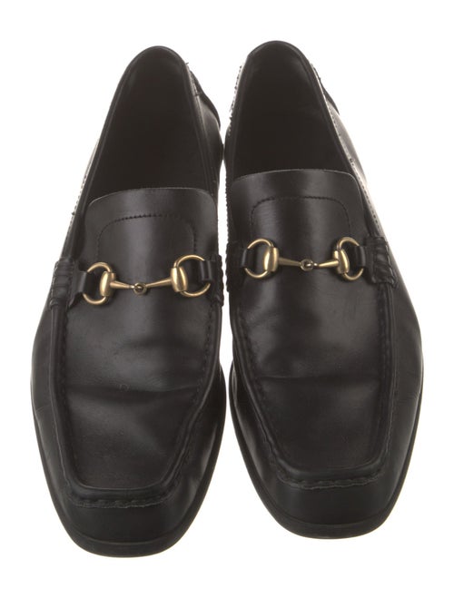 Gucci Horsebit Accent Leather Loafers