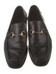 Gucci Horsebit Accent Leather Loafers