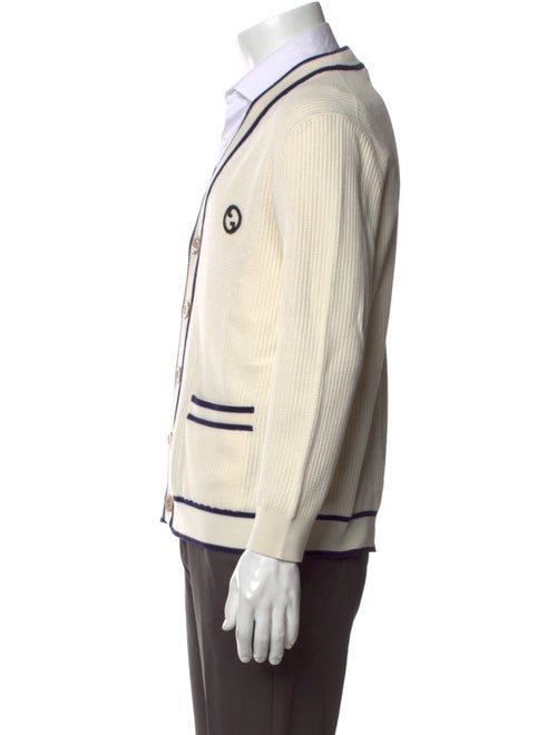 Gucci Interlocking G Logo V-Neck Cardigan